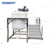 PP Anticorrosive Agitator Polypropylene Blending Machine Horizontal Antiseptic Mixing Tank