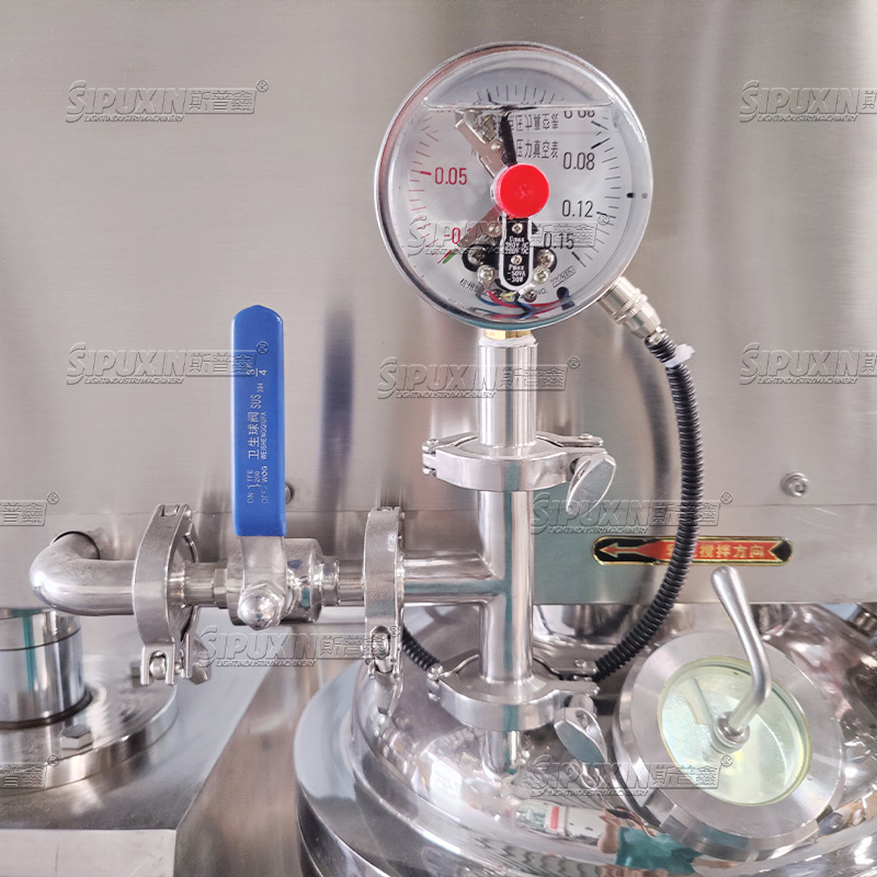 30L Stainless Steel Lab Hydraulic Lifting Vacuum Emulsify Mixer Machine Electric Heating Mixer Tank