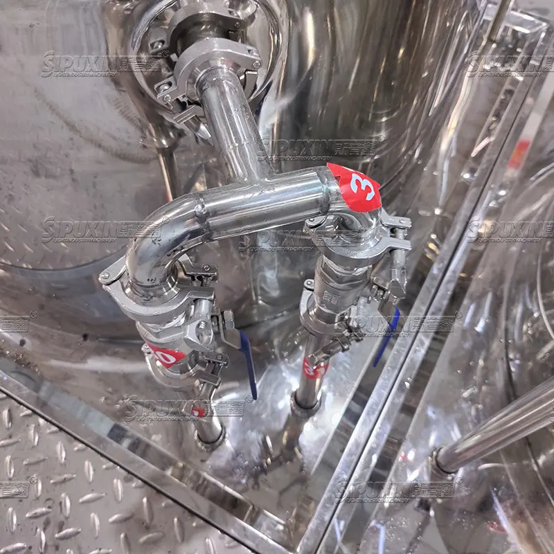 500L high speed vacuum emulsifying homogenizer double jacket stainless steel mixer reactor tank