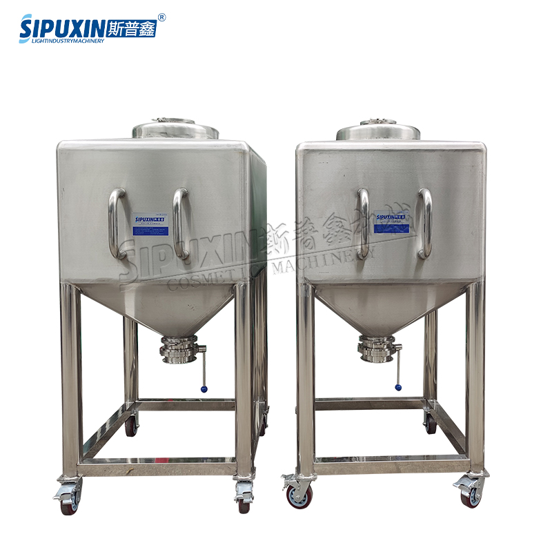 All Size Bins For Plastic Movable Material Holding Tank SUS Tank Storage Tank for Powder
