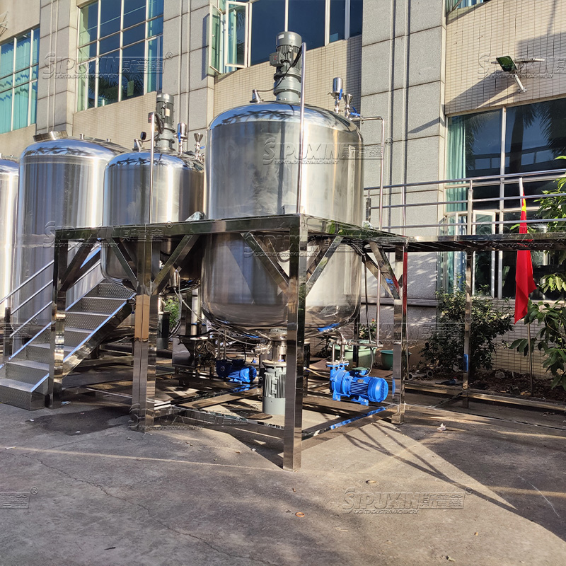 Vacuum Pump Reforming High Speed Homogenizer Agitator Mixer Emulsifier Mixing Equipment