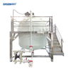 High-capacity PP Anti-corrosion Blending Mixer Preservative Agitator Pneumatic Diaphragm Pump Circulating Toilet Cleaners Stirring Tank