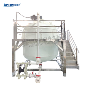 High-capacity PP Anti-corrosion Blending Mixer Preservative Agitator Pneumatic Diaphragm Pump Circulating Stirring Tank