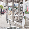 100L Hydraulic Lifting Homogenizing Lotion Mixer Bottom Homogenizer Equipment For Face Cream