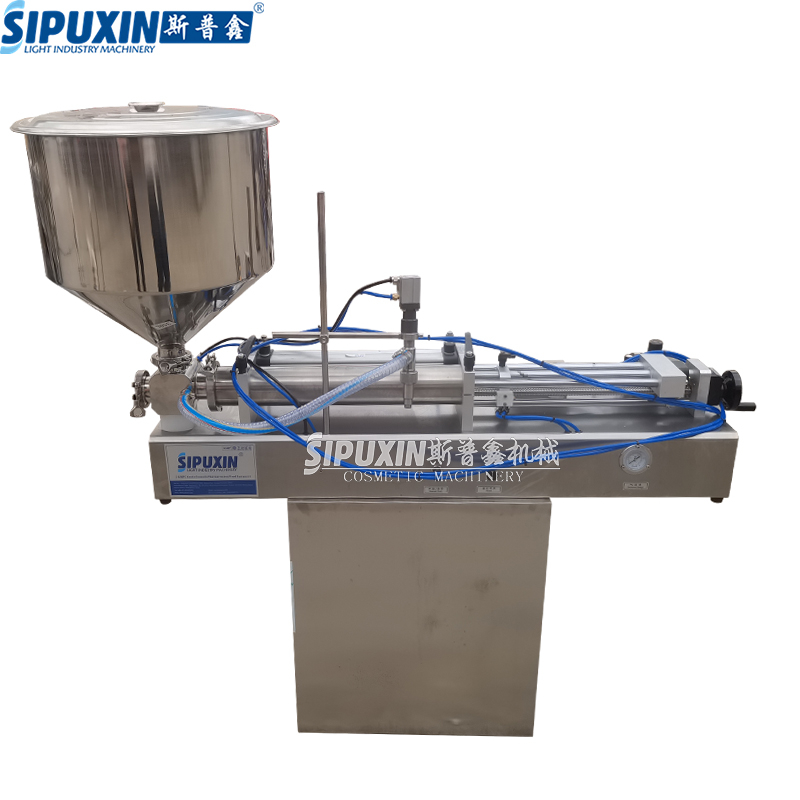 Available Semi-automatic Pneumatic Cosmetic Liquid Bottle Water Filling Machine for Sale