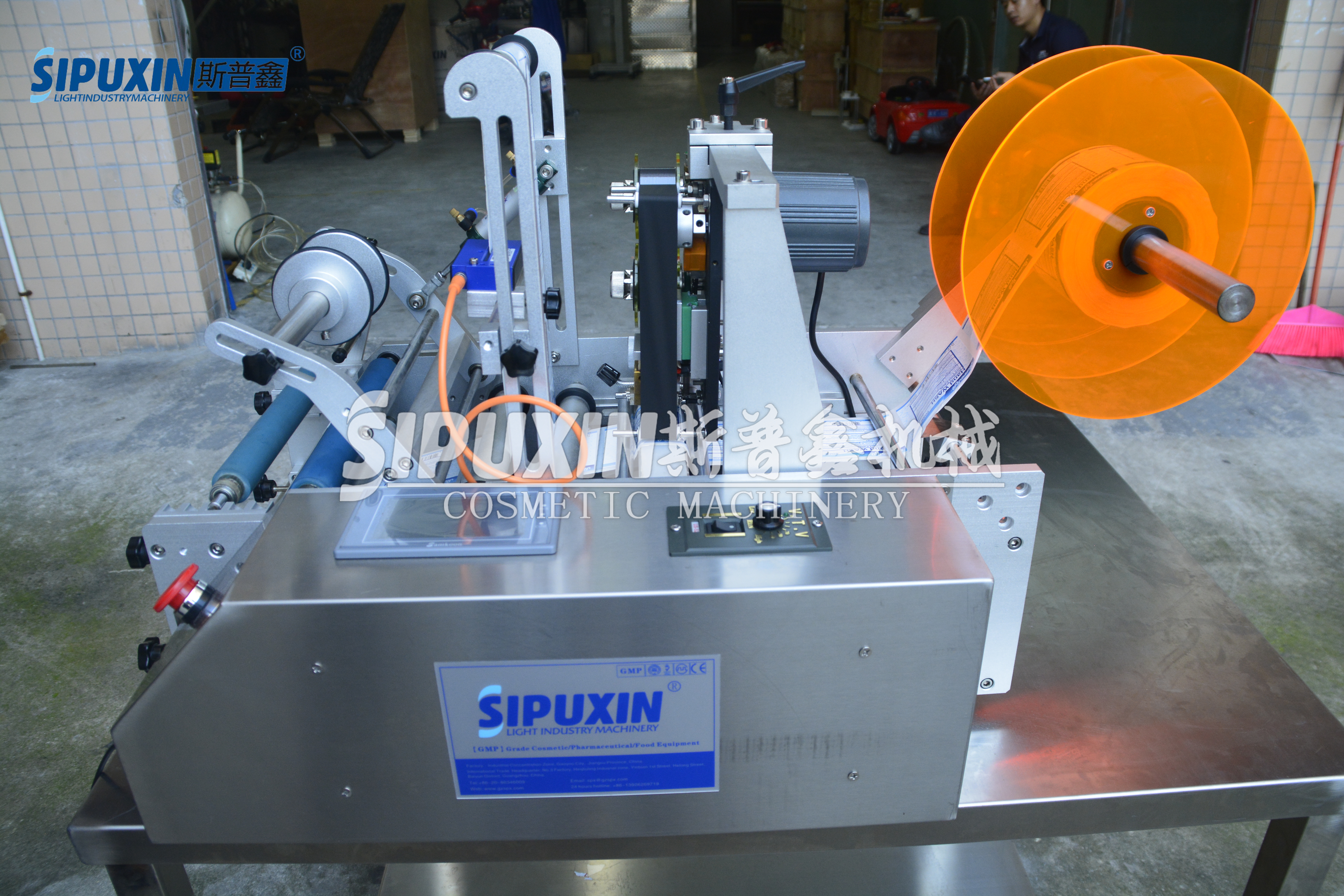 High Accuracy Semi-Automatic Labeling Machine with Code Function