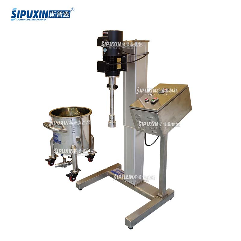 SPX Movable Lifting Homogenizer For Cream/Lotion/Paste High Quality Laboratory Mixer For Cosmetic/ High Viscosity Products