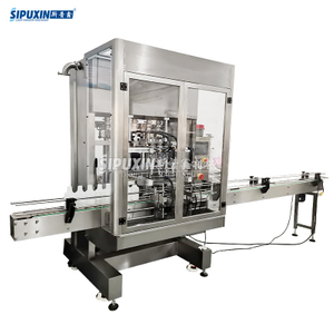 Factory price 4/6 heads full automatic liquid detergents filling machine