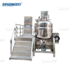 Electric Heating Vacuum Homogenizing Mixer For Paste 300 Liters Hydraulic Lifting Emulsifier Mixer For Cream