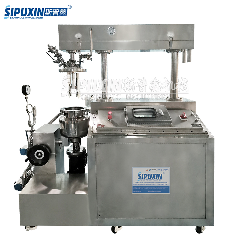 New Explosion-proof Laboratory Vacuum Homogenizer Emulsifier For Cream Emulsion Emulsification