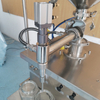 Semi Automatic Vertical Thermostatic Jam Paste Sauce Honey Oil Filling Machine With Agitator