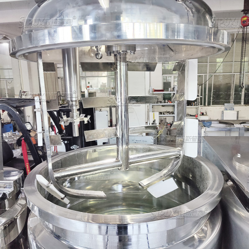 Factory Price Stainless Steel Vacuum Emulsifying Mixer Machine For Cosmetic