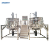 100L 200L 300L 500L 1000L Anti-exposion Chemical Shampoo Blending Tank Hair Conditioner Mixing Tank With Homogenizer