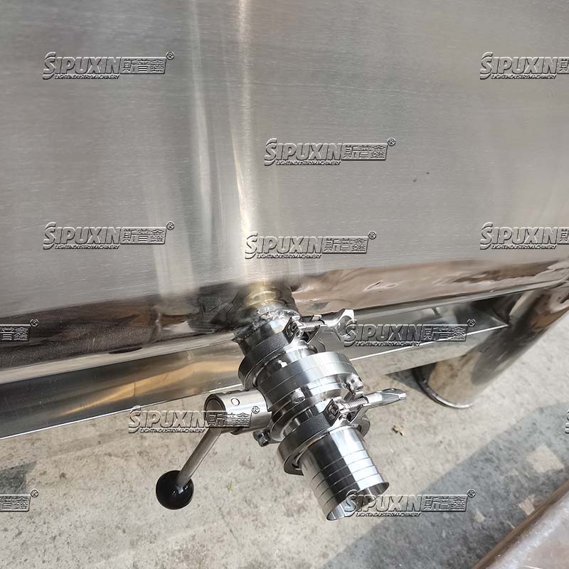 SPX 200L Sanitary Grade Perfume Storage tank Stainless Steel Storage Tank For Cosmetic Liquid Products