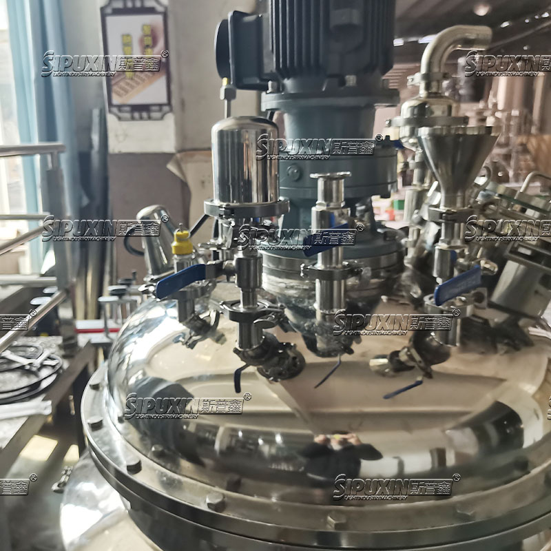 SPX High Speed Vacuum Homogenizing Emulsifying Machine For Making Cream Body Lotion