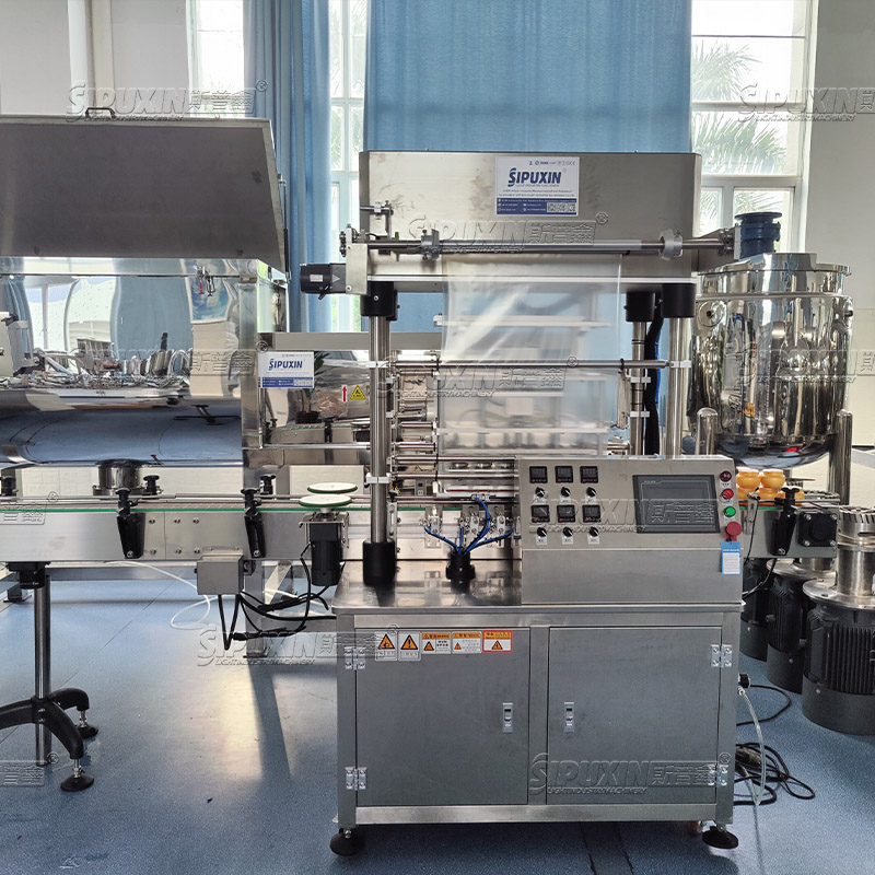 SPX Semi-automatic Ultrasonic Cleaner Cream Plastic Tube Sealing Machine