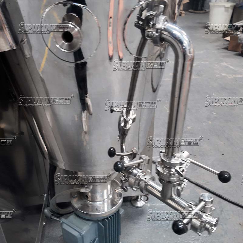 30L SUS316L Laboratory Conical Bottom Lifting Emulsifier High Shear Mixing Equipment