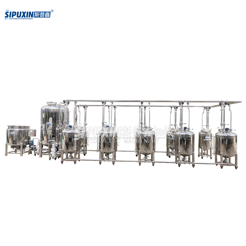SPX Water Tank Perfume Making Machine Mixing Tank Perfume Pneumatic Dispersion Storage Tank
