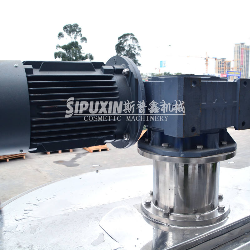 SUS304 Stainless Steel Homogenized Mixing Tank Electric Heating with AC Motor Industrial Mixer for Liquid Soap Detergent Shampoo