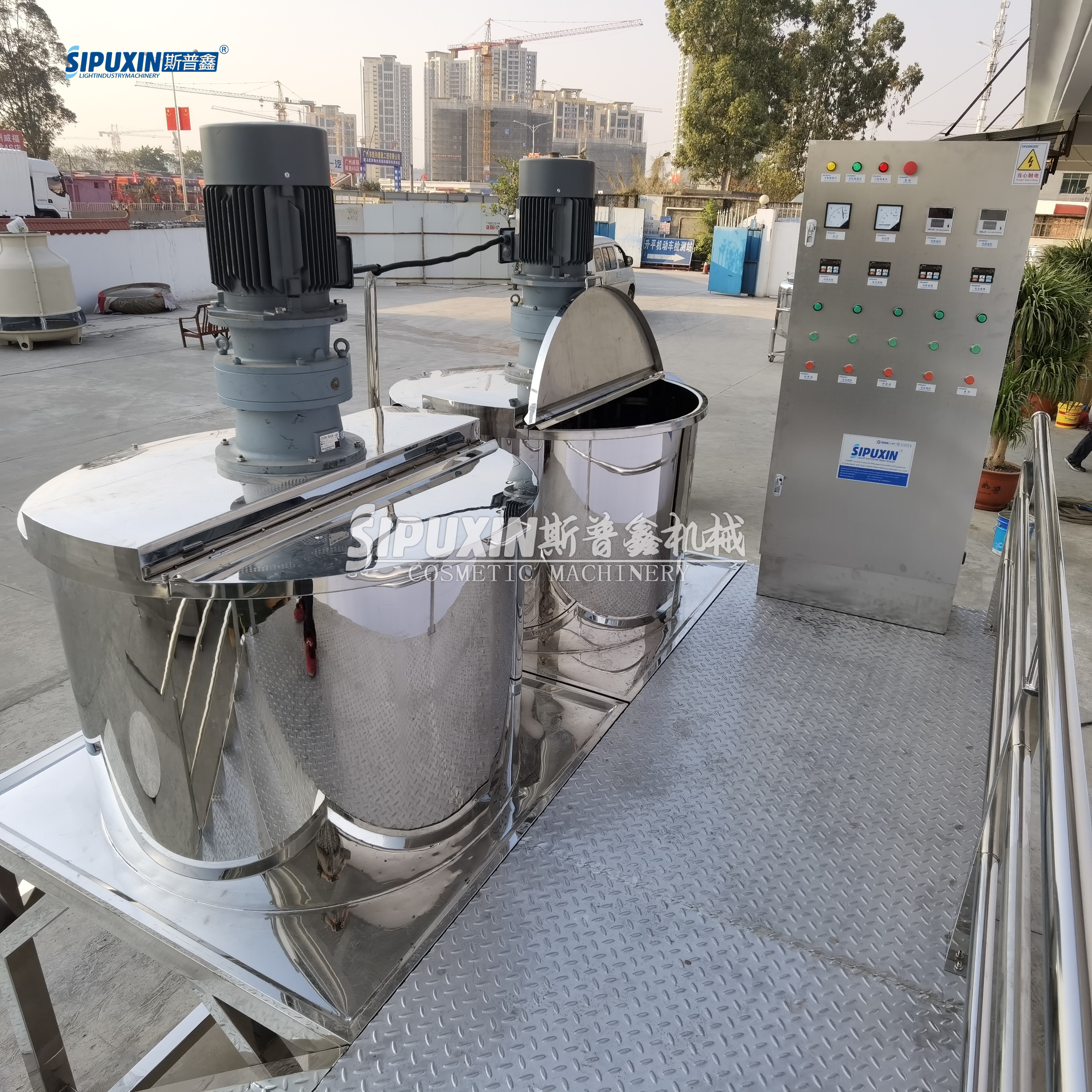 Spx 800L High Viscosity Chemicals Shampoo Agitator Tank 