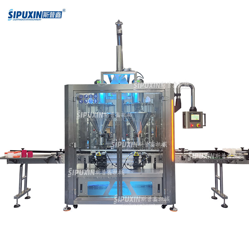 double heads powder filler