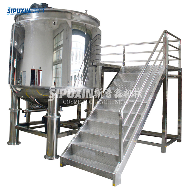 SPX 5T Liquid Detergent Soap Shampoo High Shear Homogenizer Stainless Steel Mixing Tank