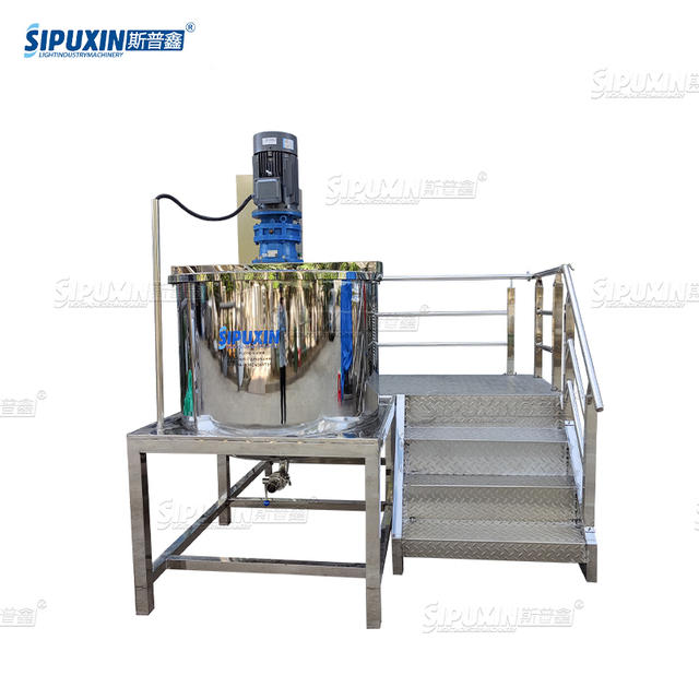 High-Speed 500L Mixing Pot for Cosmetics Production Essential Equipment