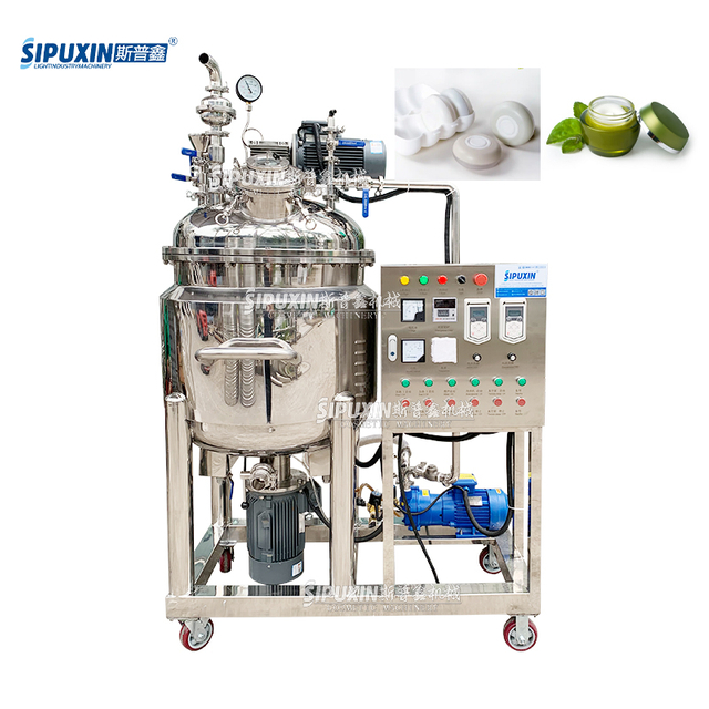 200L Stainless Steel Vacuum Homogenizing Emulsifying Mixing Machine for Cosmetics Production