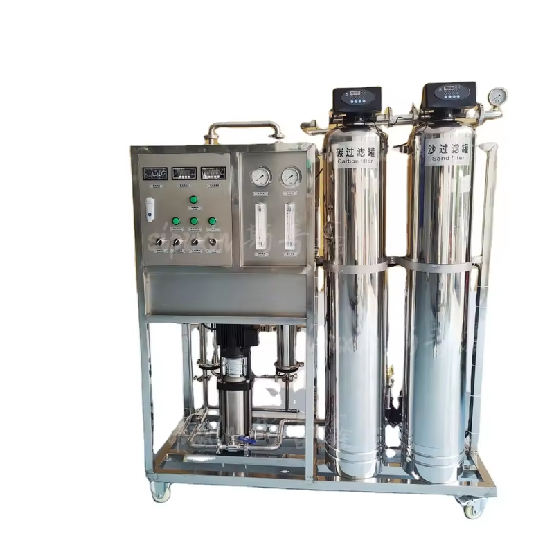 500L 1 Stage Stainless Steel Industry RO Water Equipment Drinking Water Treatment 98% desalination rate