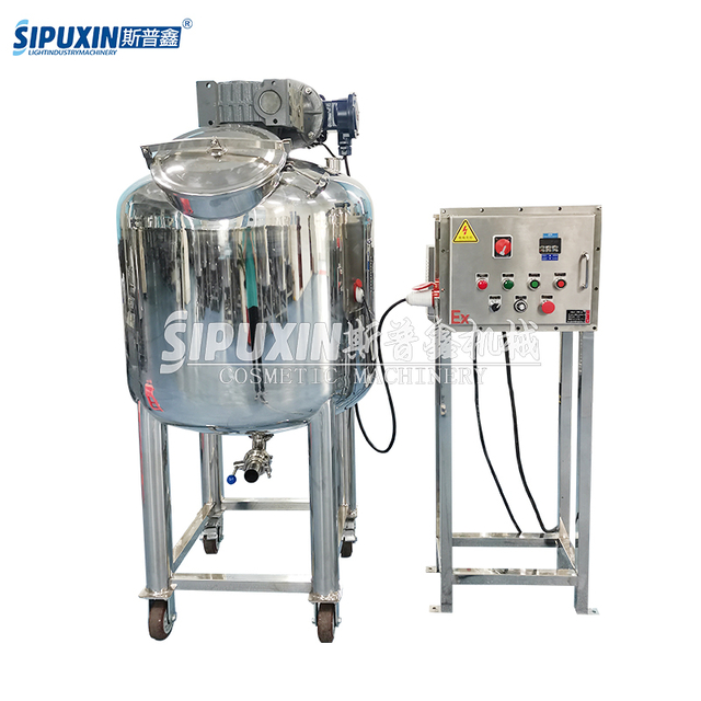 Explosion-proof 200L With Agitator Liquid Alcohol Blending Tank Machines