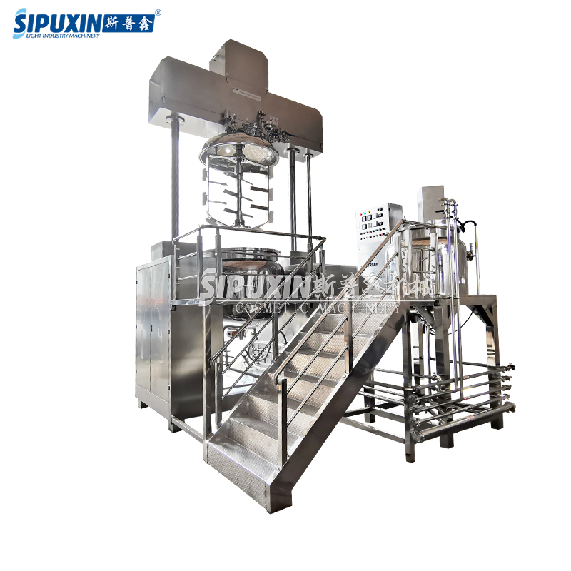 Chemical Machinery Creams Homogenizer Ointment Vacuum Emulsifying Emulsifier Mixer Cosmetic Making Machine