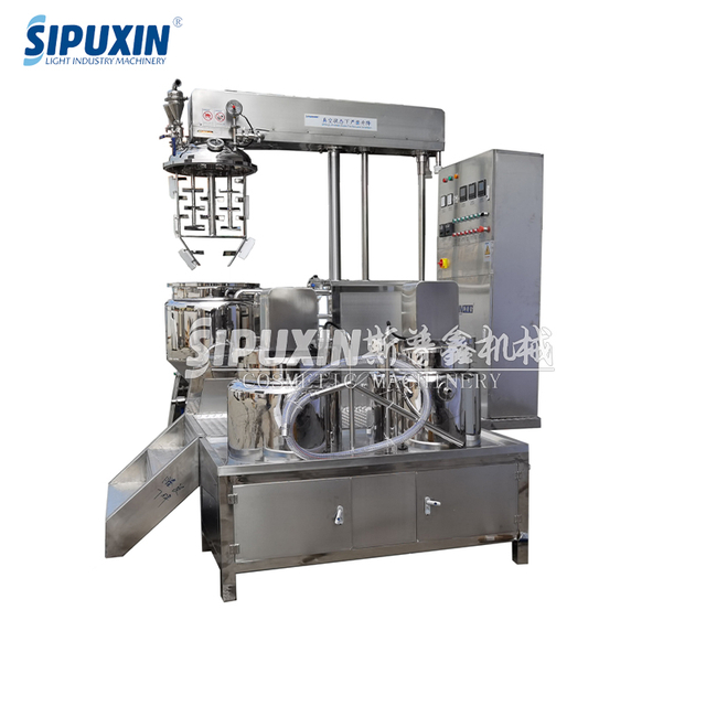 Factory Customize Vacuum Homogenizing Emulsifier Homogenizer Skin care Production Lotion Mixer