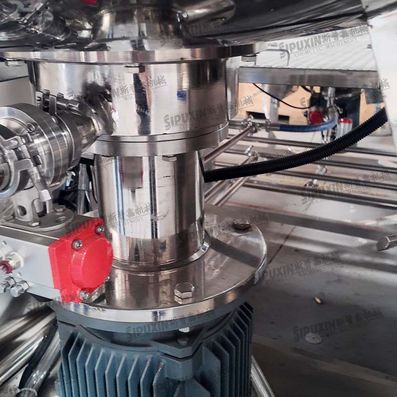 500L Weighing-Type Hydraulic Lift Emulsifier| High-Efficiency Homogenizing for Cosmetic Creams