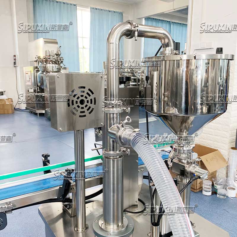 Automatic Single-head Piston Filler with Integrated Feeding Pump