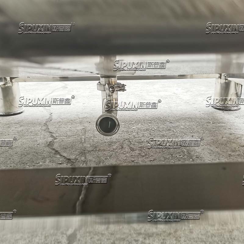 SPX 200L Sanitary Grade Perfume Storage tank Stainless Steel Storage Tank For Cosmetic Liquid Products