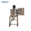 60L Stainless Steel Agitator Mixer Machine Single Layer Mixing Tank with AC Motor 220V for Liquid Soap Shampoo Blending