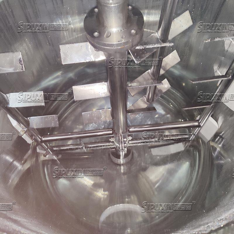 Industrial Stainless Steel Single Tank Combined Vacuum Homogenizing Emulsifying Machine