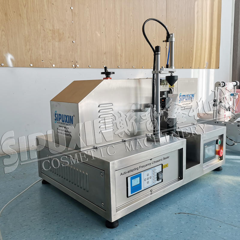 Single-Station Ultrasonic Cosmetic Tube Sealing Machine for Creams, Lotions, and Shampoos