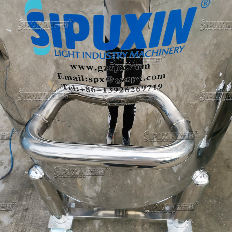 SPX 500L SUS Air-proof Storage Tank Cosmetic Water Mixing Tank