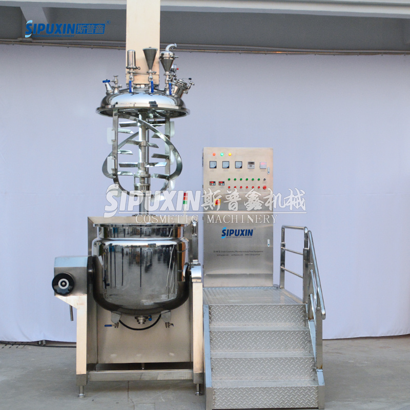 Hydraulic Lift Vacuum Homogenizing Emulsifier Special for Cosmetic Cream