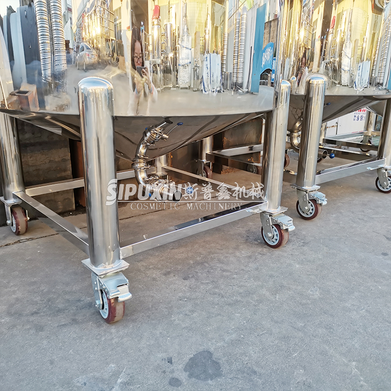 SCG-M 1T Sealed Movable Stainless Steel SUS 316 Storage Tank 