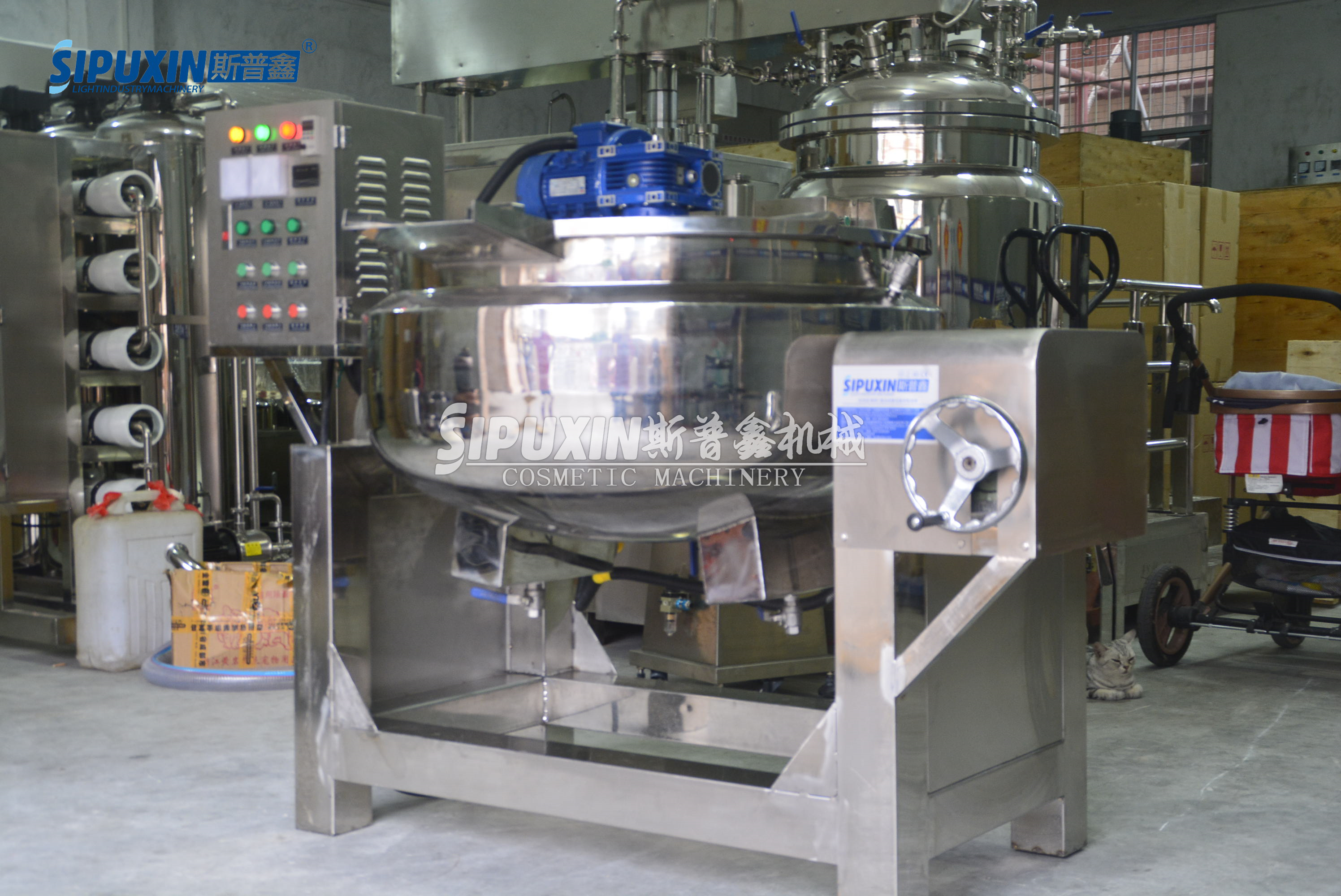 100L Heating Mayonnaise Mixing Tanks with Dumping System