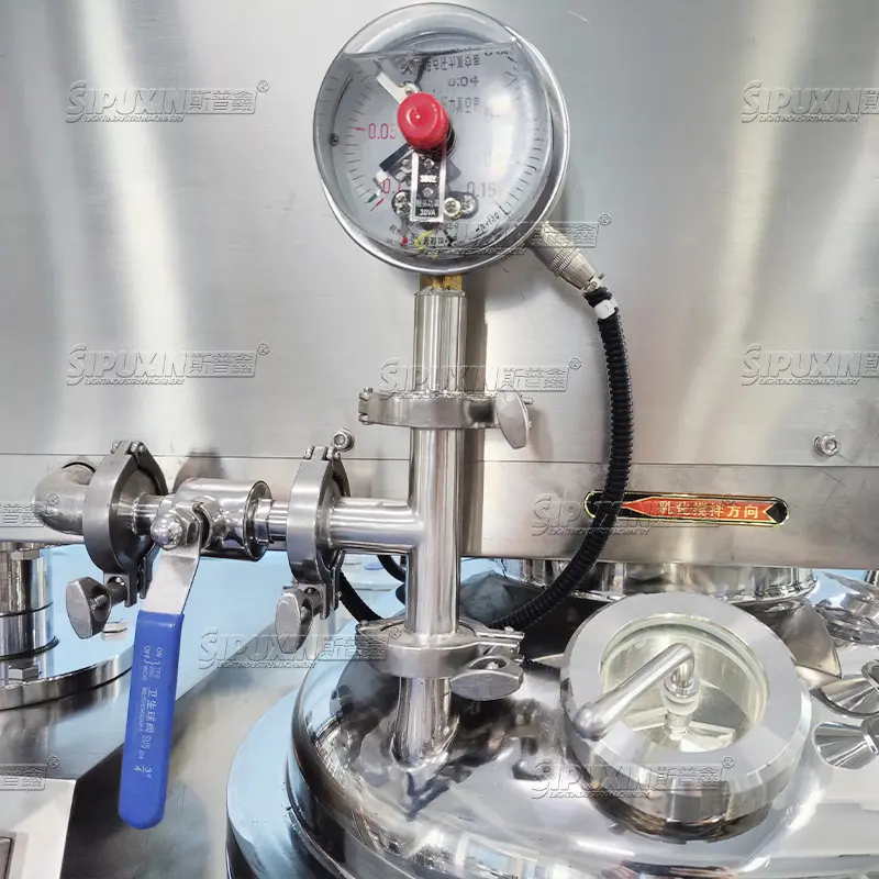 SPX Vacuum Mixer homogenizer Emulsifier Cosmetic cream Lotion Daily chemical Urea Mixing Blending Making Machine