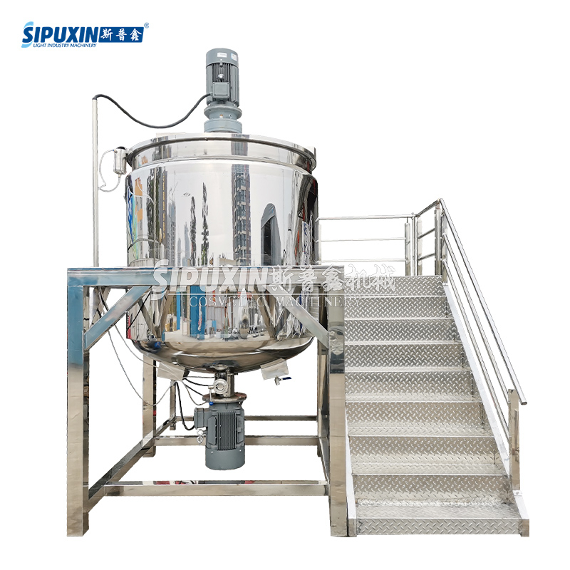 Liquid Soap Making Machine Chemical Machinery Homogenizer Mixing Tank