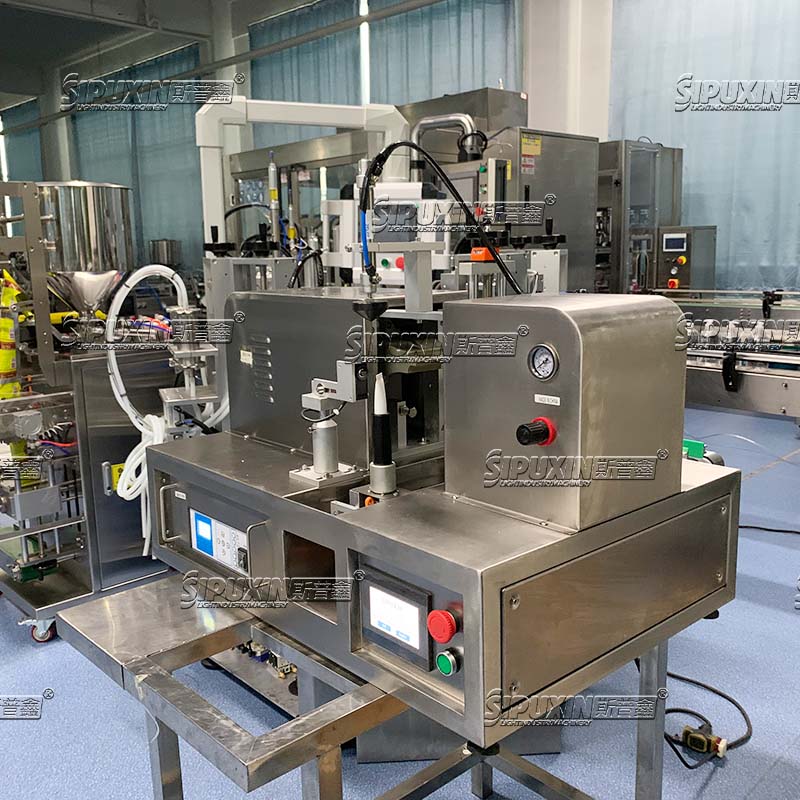 Single Station Ultrasonic Hose Sealing Machine Facial Cleanser Sealing Machine Plastic ToothpasteTube Sealing Machine