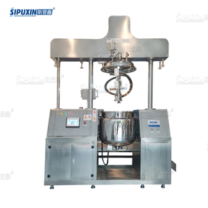SPX 200L Double Hydraulic Electric Heating Vacuum Homogenizer emulsification machine
