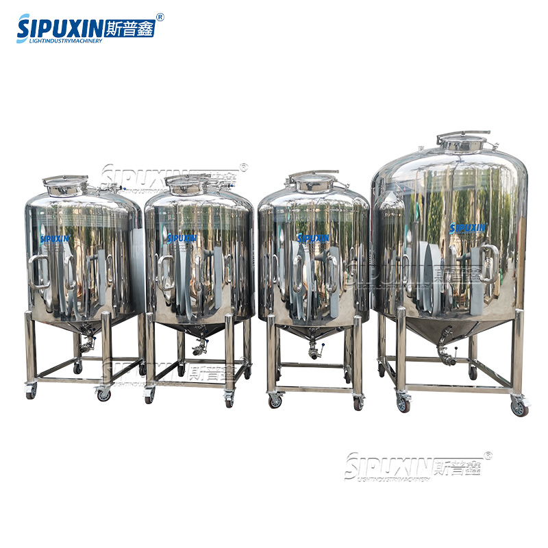 1000L Stainless Steel Movable Air-proof Pure Water Storage Tank 