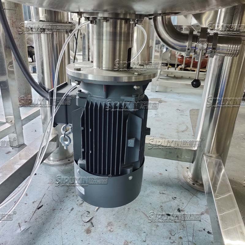 5000L 10000L Vacuum Fixed Type Blender Stirring Paddle Shearing Emulsifyer Container Buffer Tank