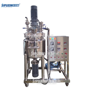 SPX 100L Movable Vacuum Emulsifier Mixer with Button Control Panel