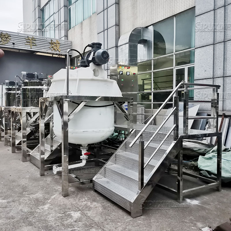 SIPUXIN 1000L Anti-corrosion And Explosion-proof /Disinfectant/toilet Cleaner/Liquid Wash PP Mixer Machine